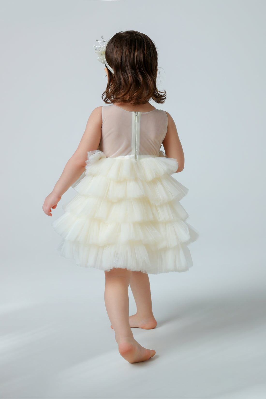 IVORY PEARL SHORT DRESS