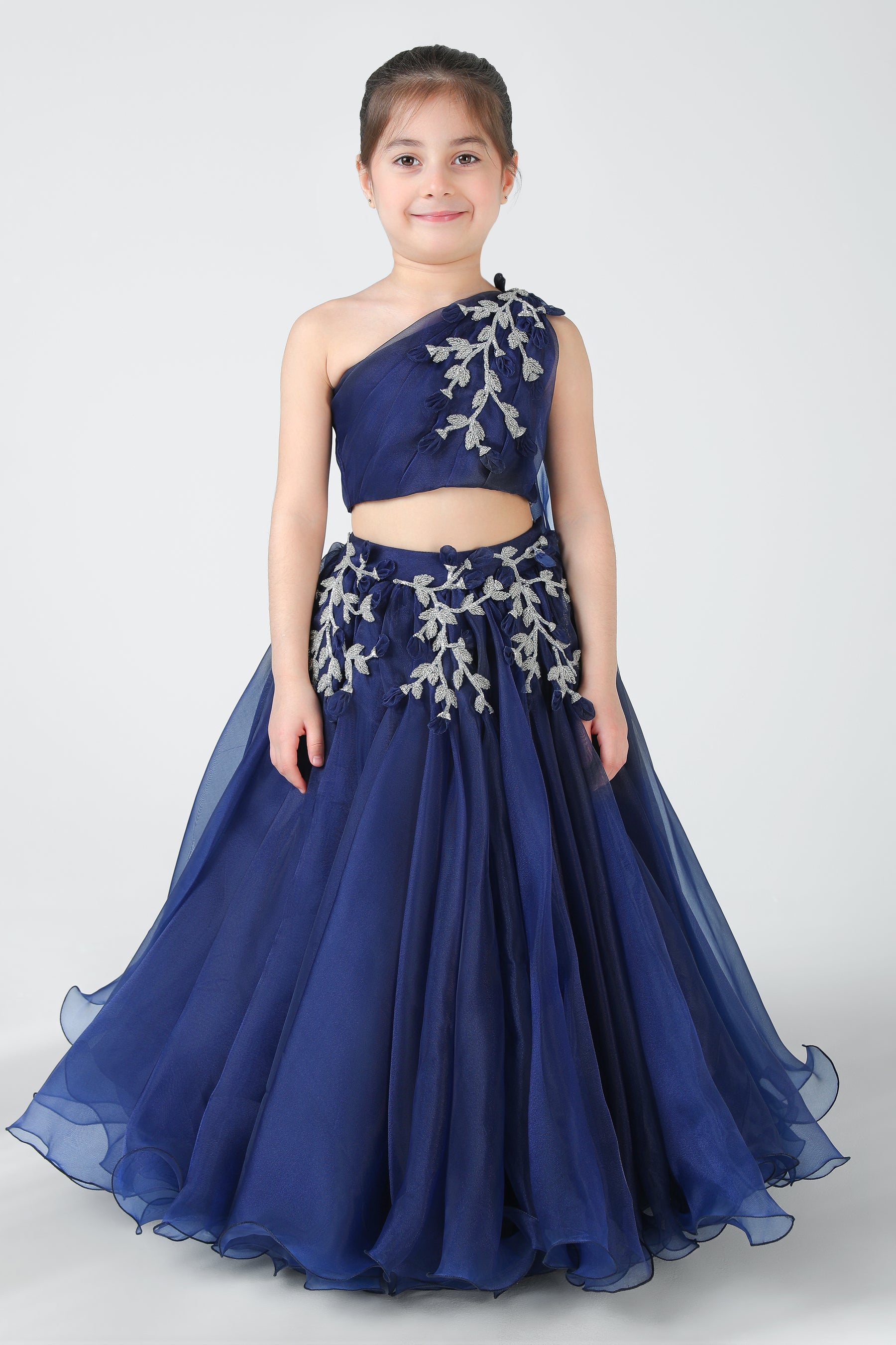 PETAL BLUE LEHENGA