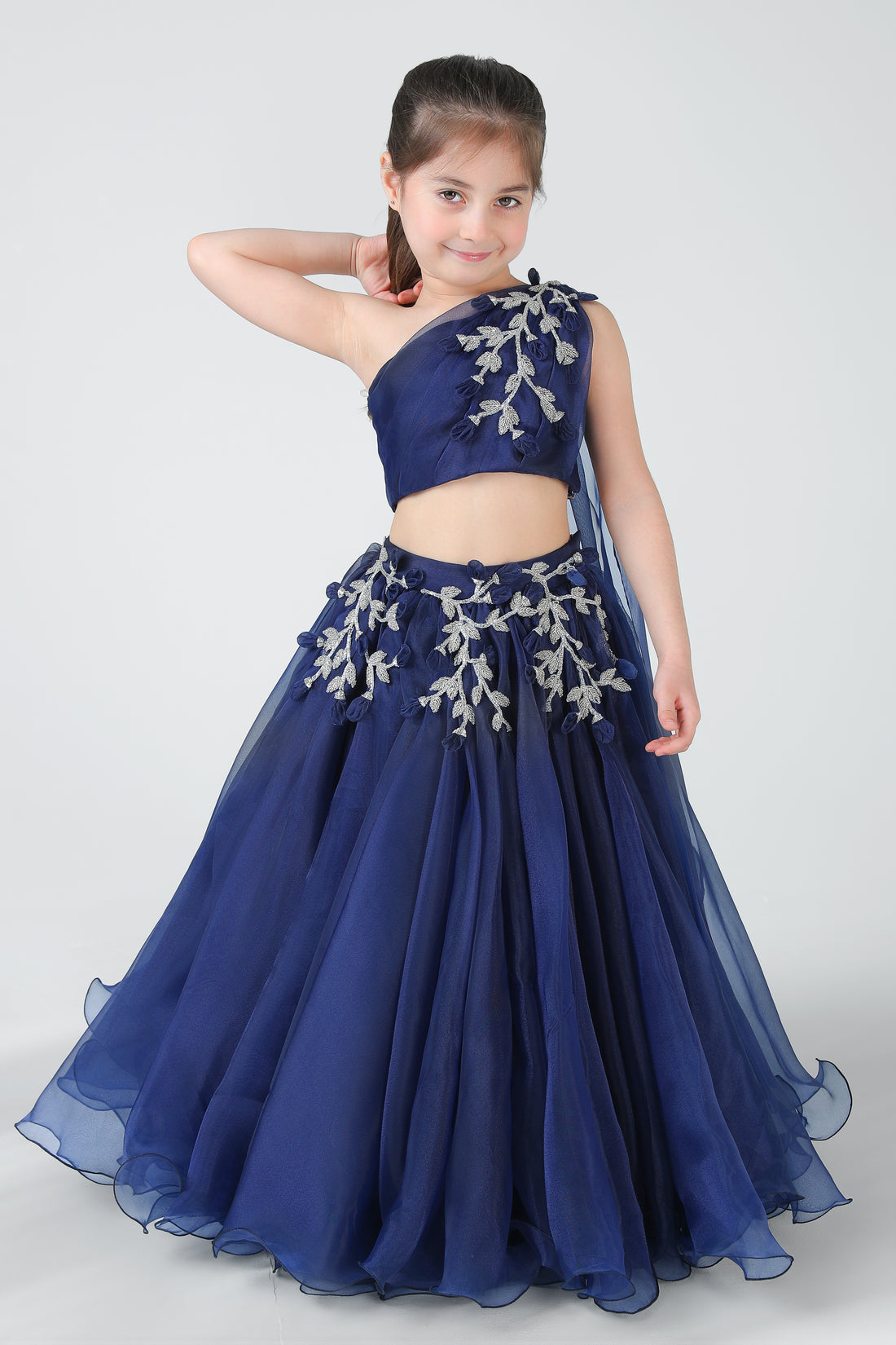 PETAL BLUE LEHENGA